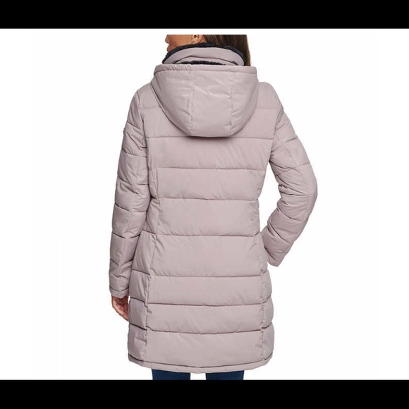 New Andrew Marc Long stretch parka - Picture 4 of 8